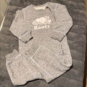 Roots Baby Salt and Pepper Romper